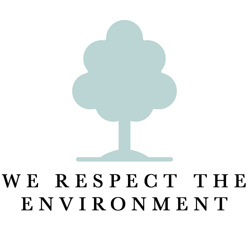 We respect the environment 