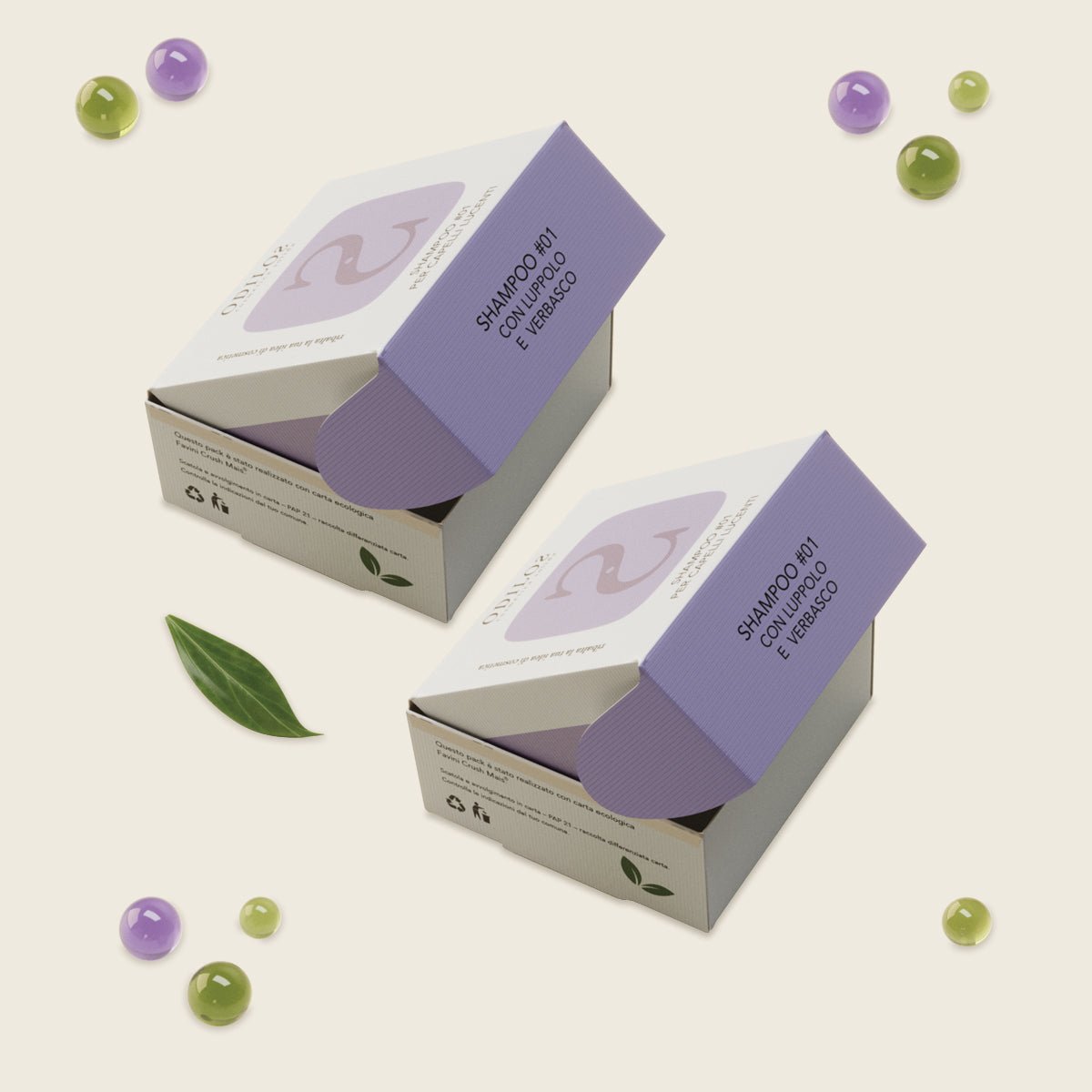 Pack 2 Shampoo solido - Odilos Cosmetica Solida