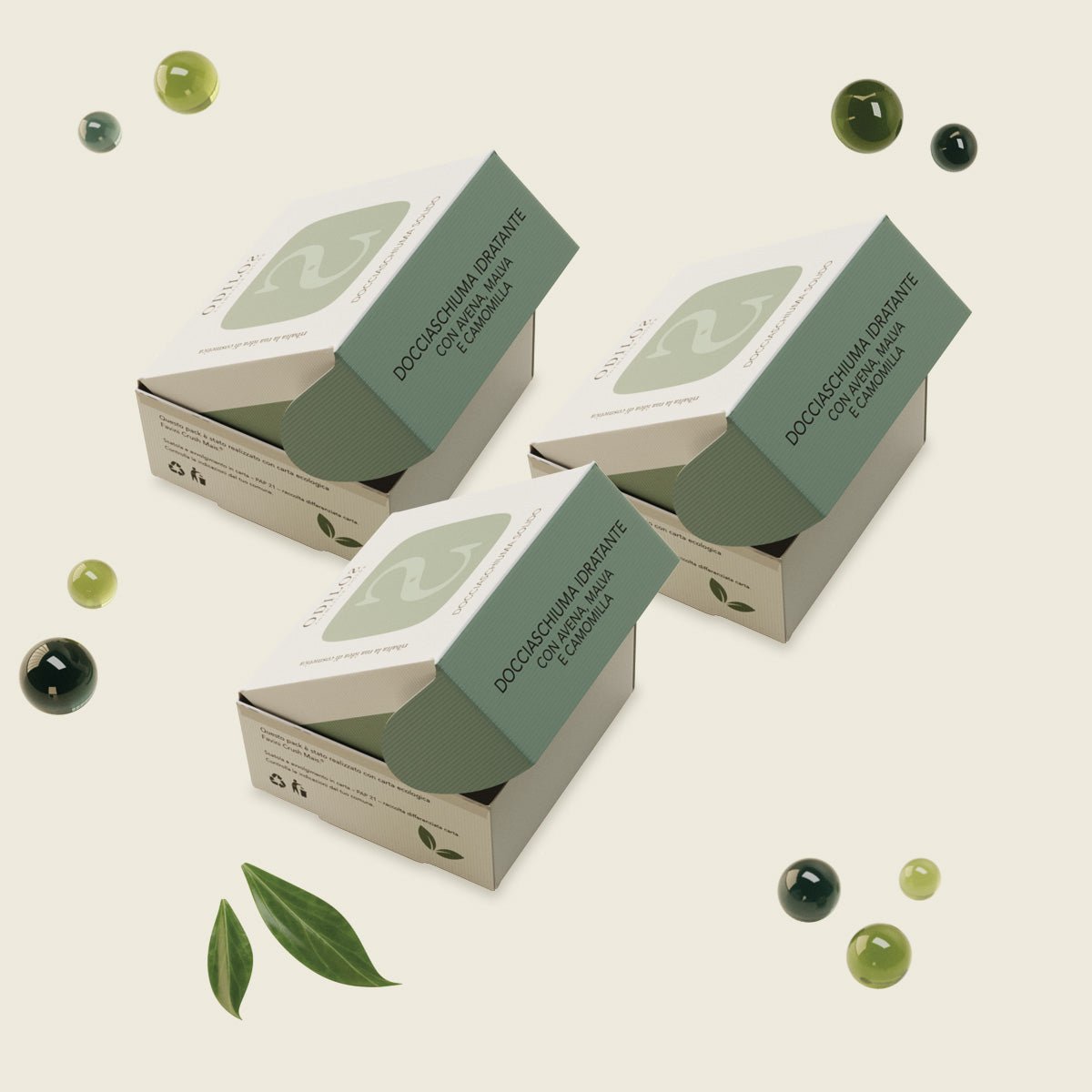 Pack 3 Docciaschiuma - Odilos Cosmetica Solida
