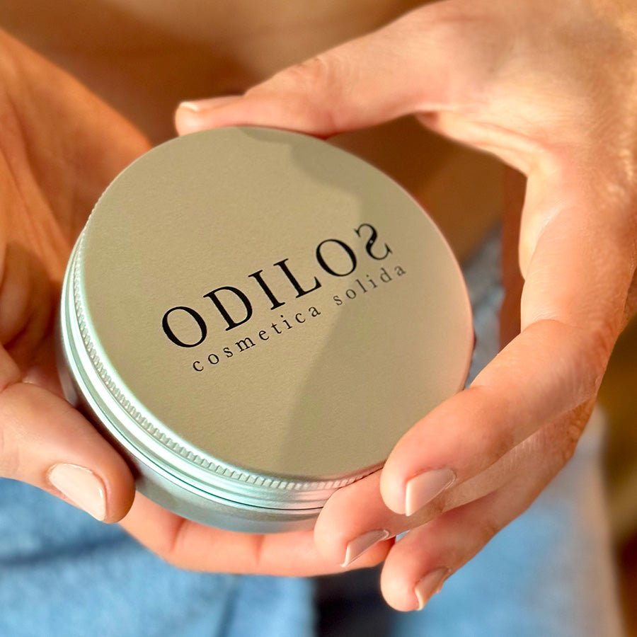 Scatolina di latta da viaggio - Odilos Cosmetica Solida